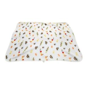 Circo Vintage Y2K Baby Blanket Caterpillar Turtle Fish Alligator White Plush